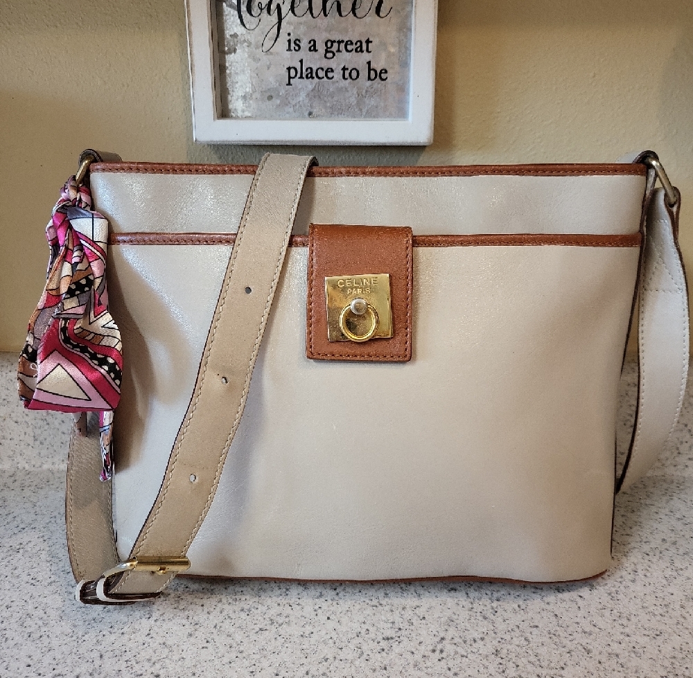 Celine Beige and Brown Women's Bag